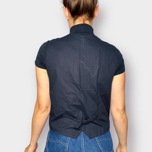 90s AJ Red and Black wool blend‎ vest - Picture 5 of 5